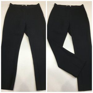 IRO Black Virgin Wool Blend Achille Crop/Ankle Dress Pant